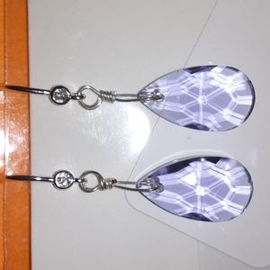 NEW! Avon Dangle Pastel Purple Earrings and Necklace Set $11